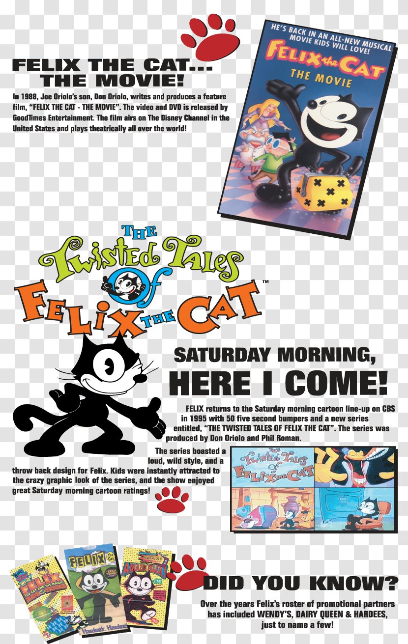 Felix The Cat Kitten DreamWorks Animation NBCUniversal Transparent PNG