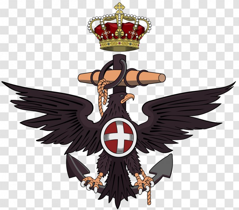 Kingdom Of Italy Regia Marina Italian Navy - Emblem Transparent PNG