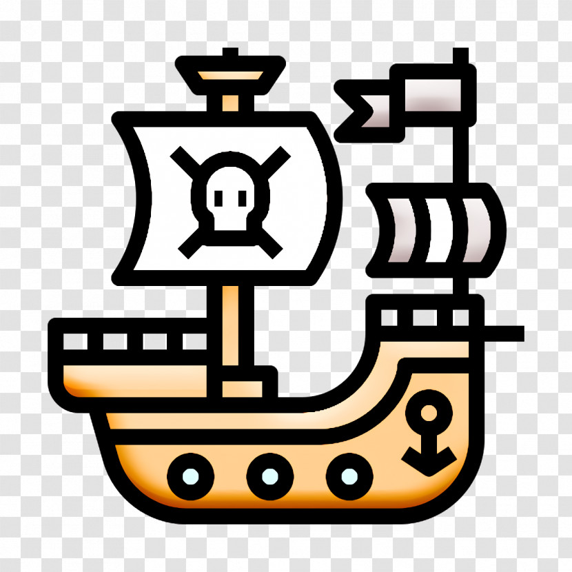 Pirate Flag Icon Game Elements Icon Pirate Ship Icon Transparent PNG