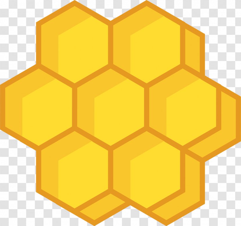 Cartoon Bee - Yellow - Symmetry Transparent PNG