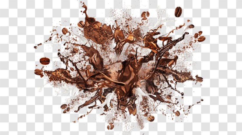 Instant Coffee Cafe Drink Espresso - Protein - Splashes Of Transparent PNG