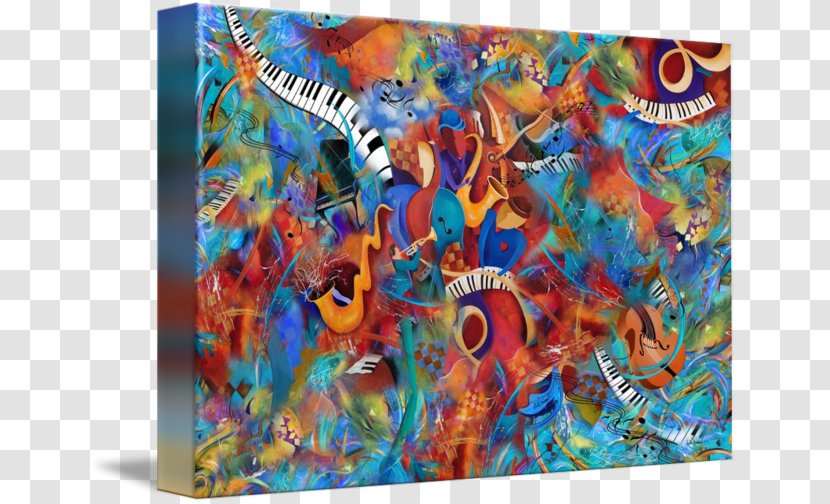 Modern Art Trumpet Painting Imagekind - Watercolor Transparent PNG