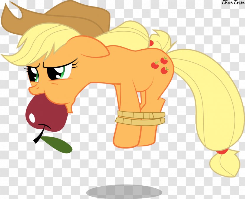 Applejack Rainbow Dash Pinkie Pie Rarity - Deviantart - Apple Transparent PNG