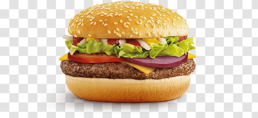 Hamburger Big N' Tasty McDonald's Quarter Pounder Mac - Fast Food Restaurant - Burger King Transparent PNG