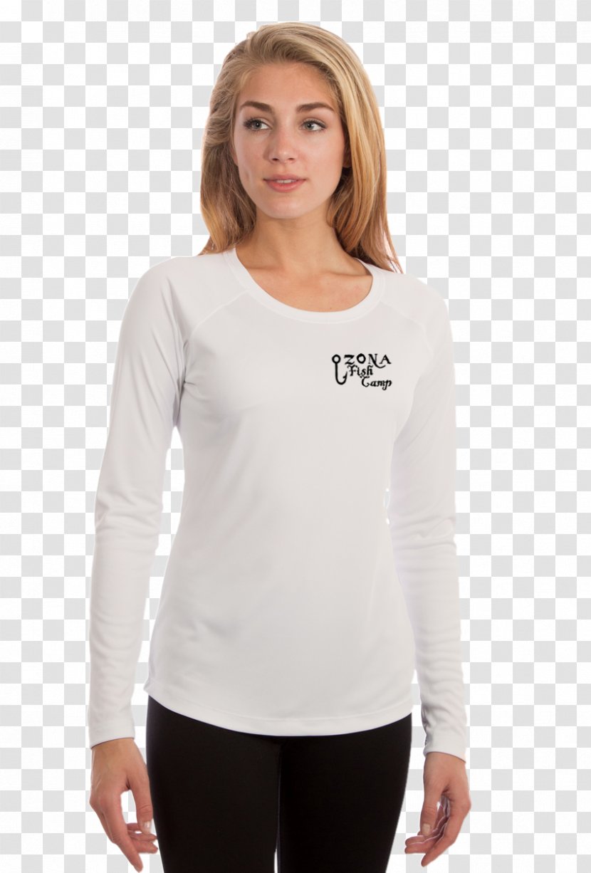 Long-sleeved T-shirt Sun Protective Clothing - White Transparent PNG