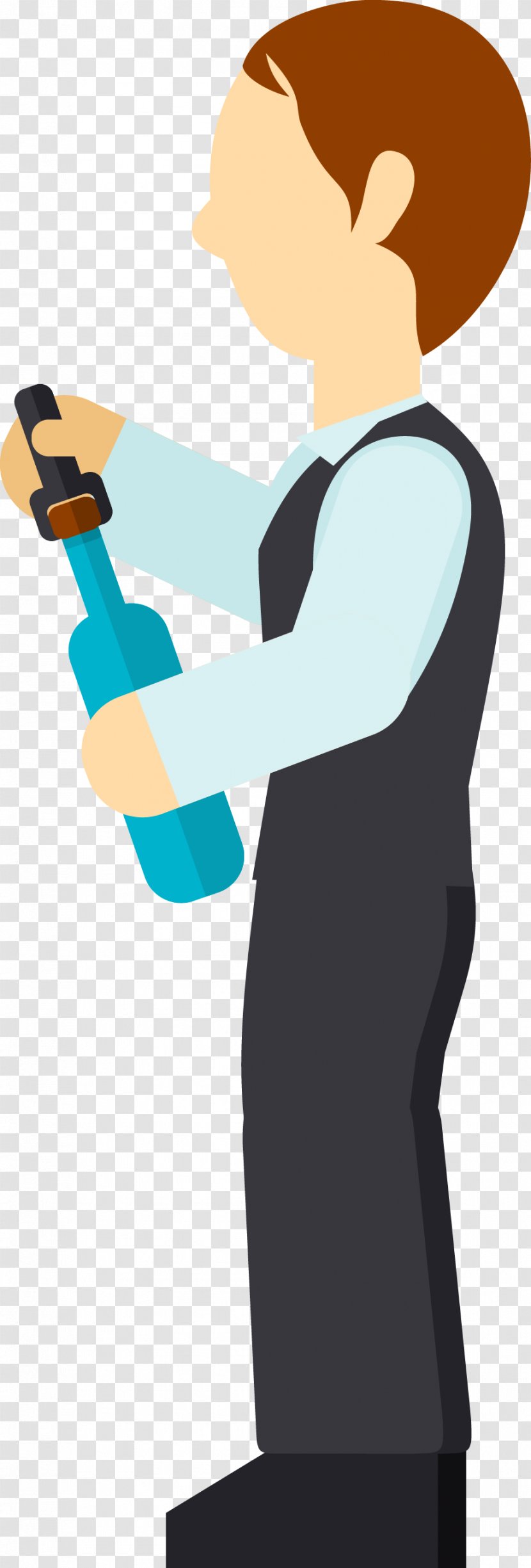 Red Wine Waiter - Communication - With Transparent PNG