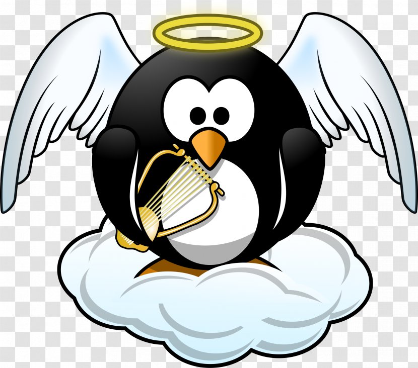 Penguin Heaven Angel Clip Art - Halo Cliparts Transparent PNG