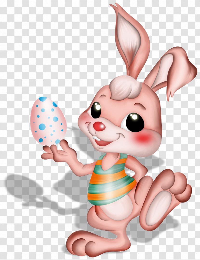 Easter Bunny Egg Clip Art Hunt - Rabbits And Hares Transparent PNG