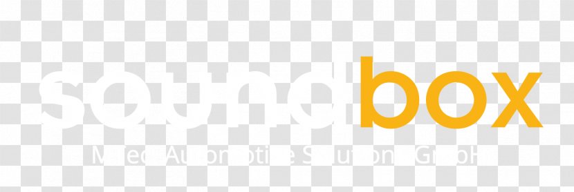 Logo Brand Font - Yellow - Sound Box Transparent PNG