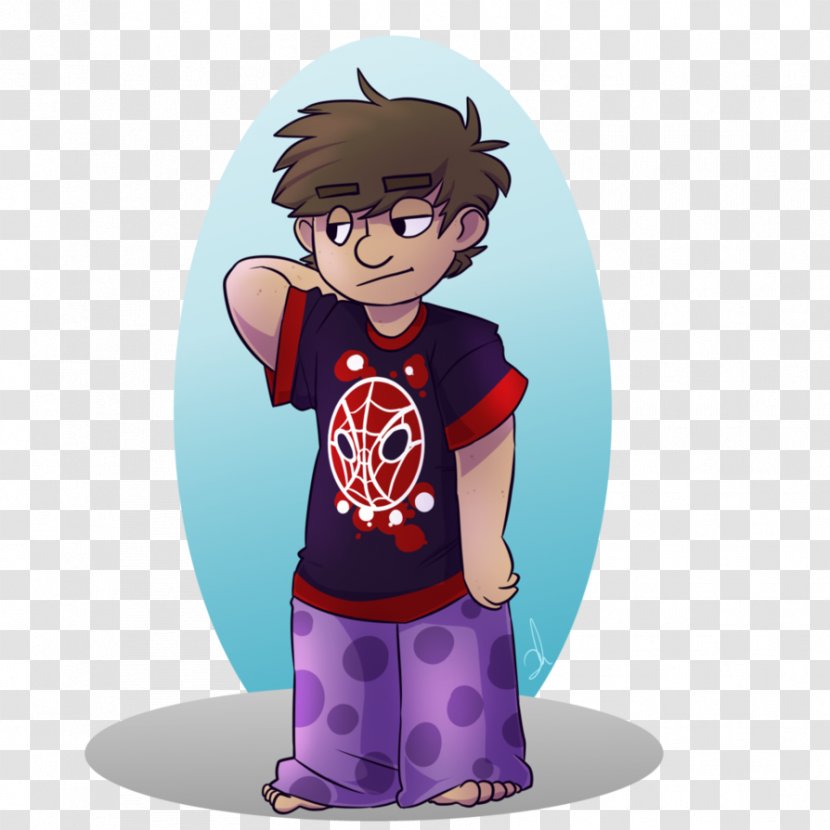 Cartoon Character Child - Purple Transparent PNG
