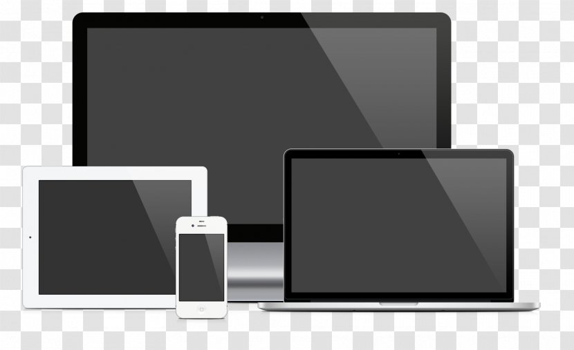 Responsive Web Design Mockup Graphic - Rectangle - Grid Builder Transparent PNG