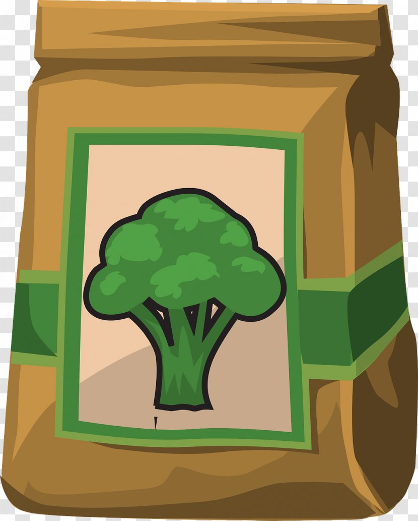 Paper Bag Vegetable Broccoli Transparent PNG