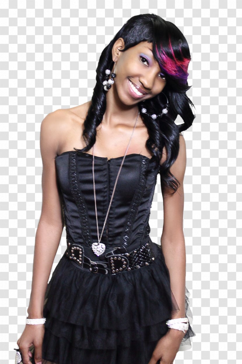 Little Black Dress Photo Shoot Fashion Photography Wig - Model - Hair Models Transparent PNG