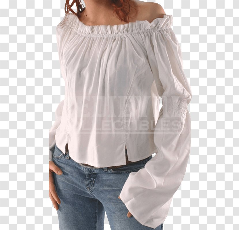 Blouse Shirt Top Clothing Ruffle - Fashion Transparent PNG