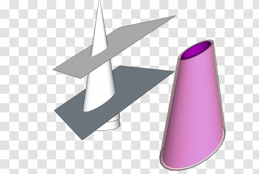 Cone Angle - Purple - Design Transparent PNG