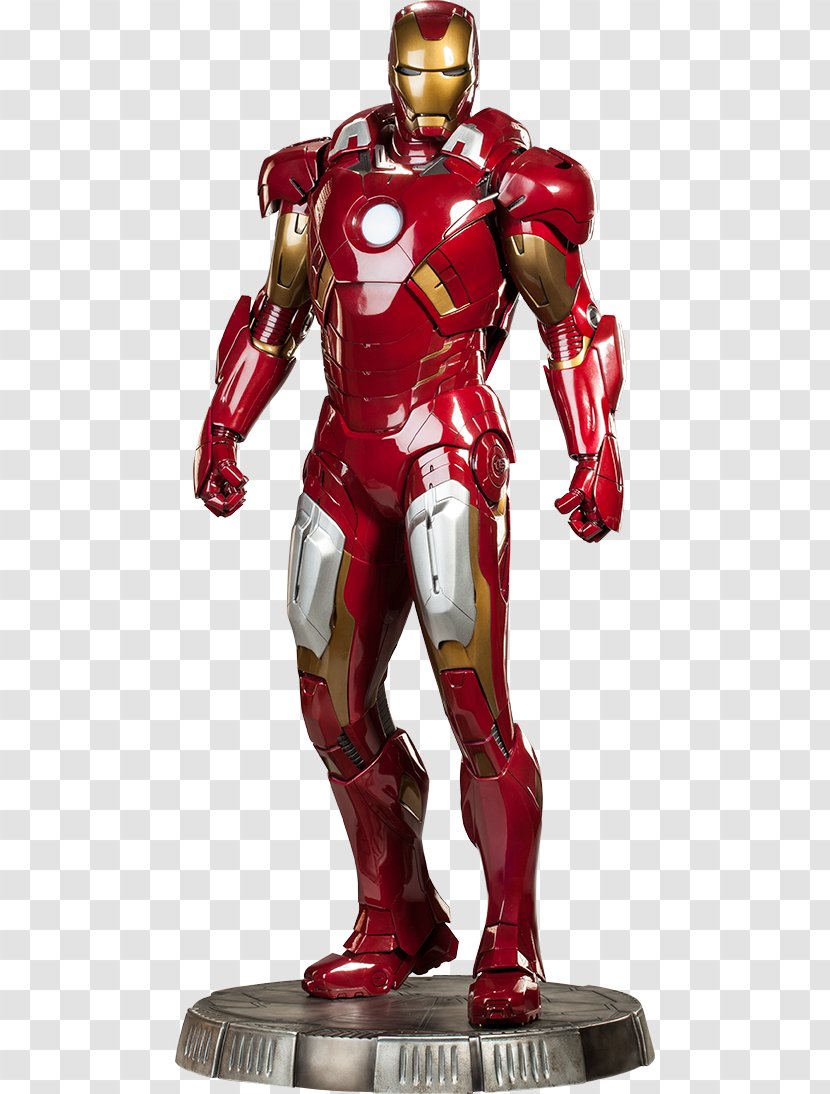 Iron Man's Armor Sideshow Collectibles War Machine The Man - Action Figure Transparent PNG