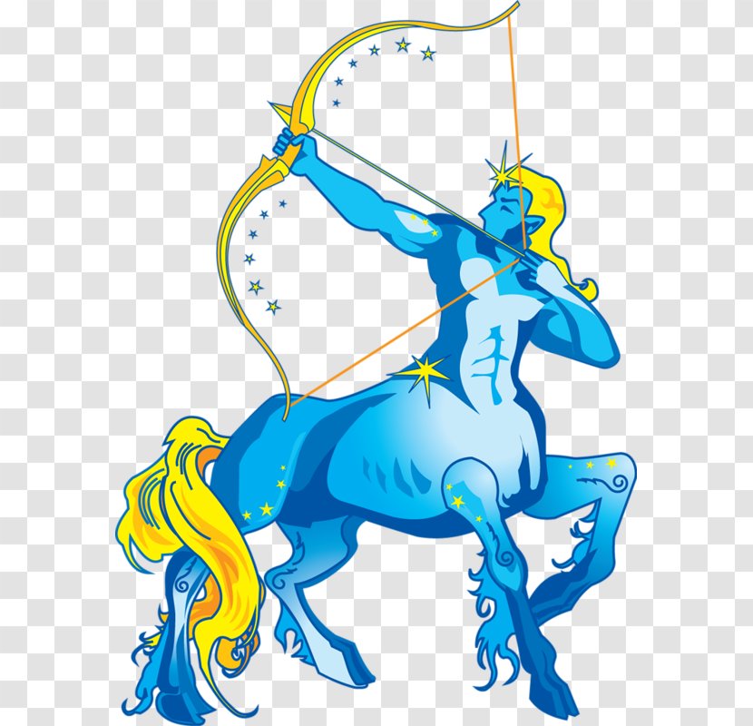 Sagittarius Astrological Sign Zodiac Horoscope - Fictional Character - Blue Transparent PNG