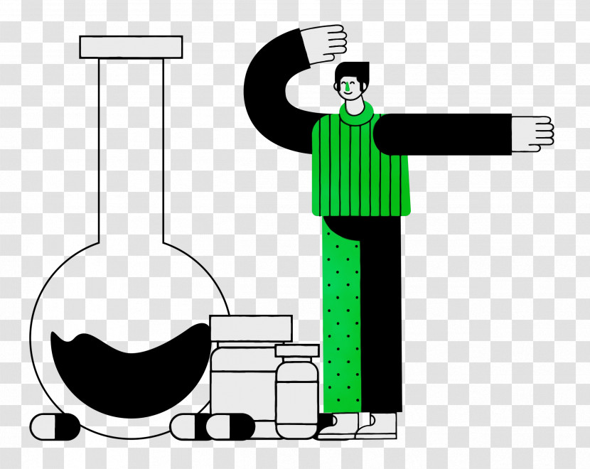 Green Font Line Meter Cartoon Transparent PNG