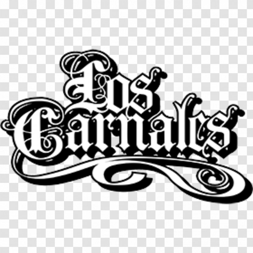 Logo Font Brand Vatos Locos - Black And White - Carnal Transparent PNG