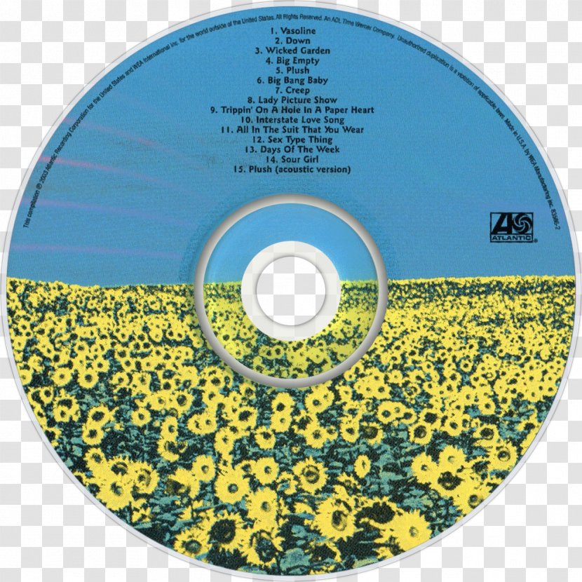 Compact Disc Stone Temple Pilots Thank You Album Shangri-La Dee Da - Flower Transparent PNG