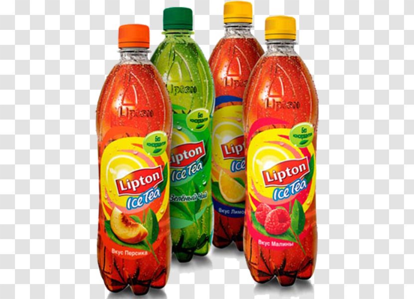 Iced Tea Lipton Green Fizzy Drinks - Pizza Transparent PNG