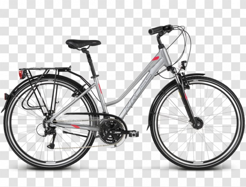 Touring Bicycle Kross SA Shimano City - Wheel - Raspberries Transparent PNG