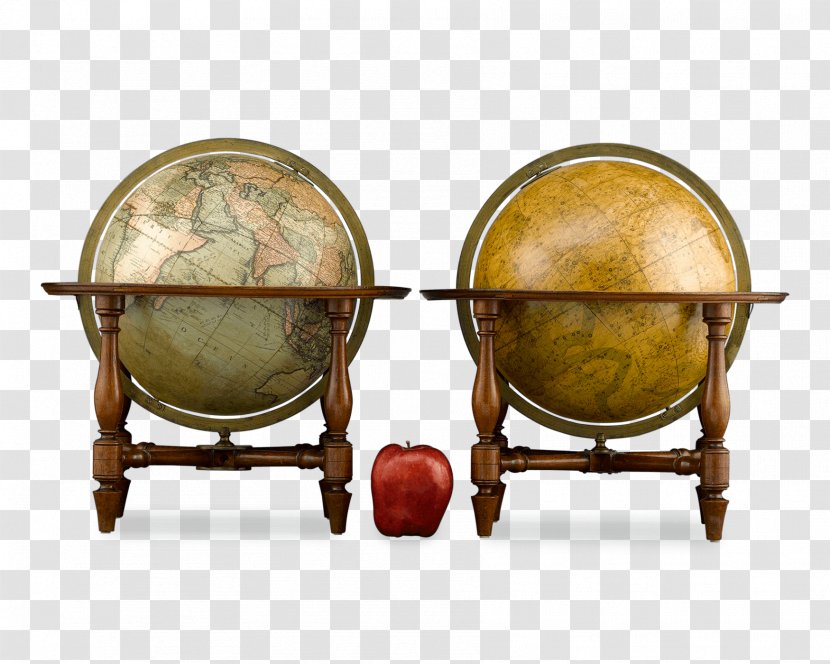 Celestial Globe 19th Century J. & W. Cary Table Transparent PNG