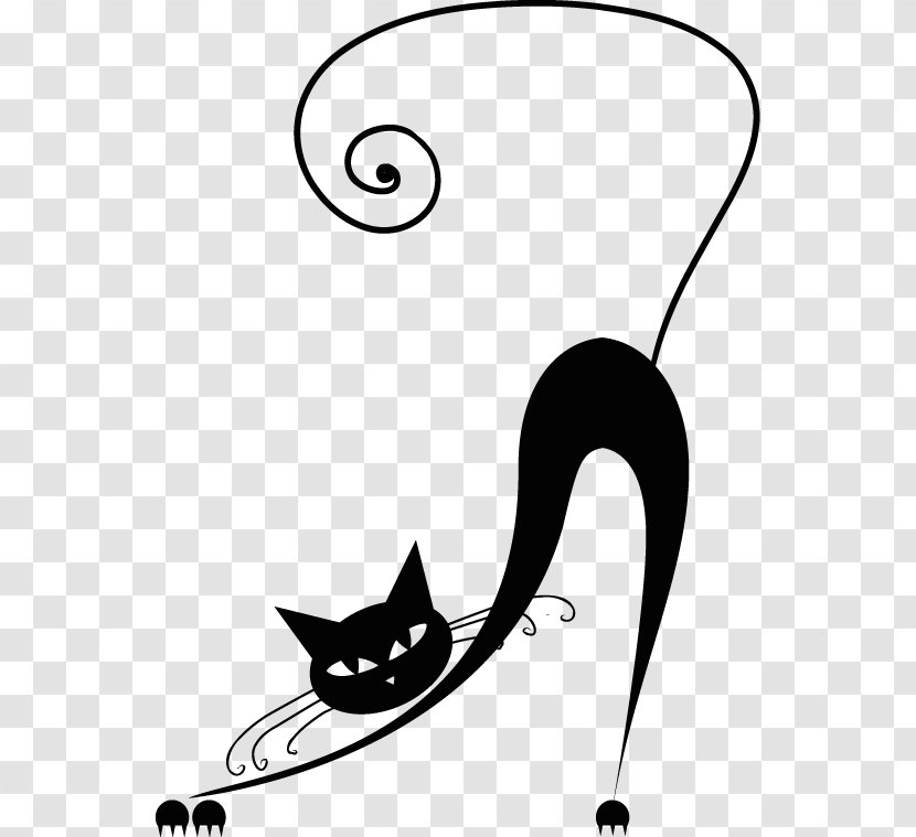 Kitten Black Cat British Longhair Siamese Silhouette - Area Transparent PNG