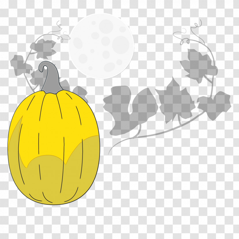 Calabaza Squash Winter Squash Cartoon Yellow Transparent PNG