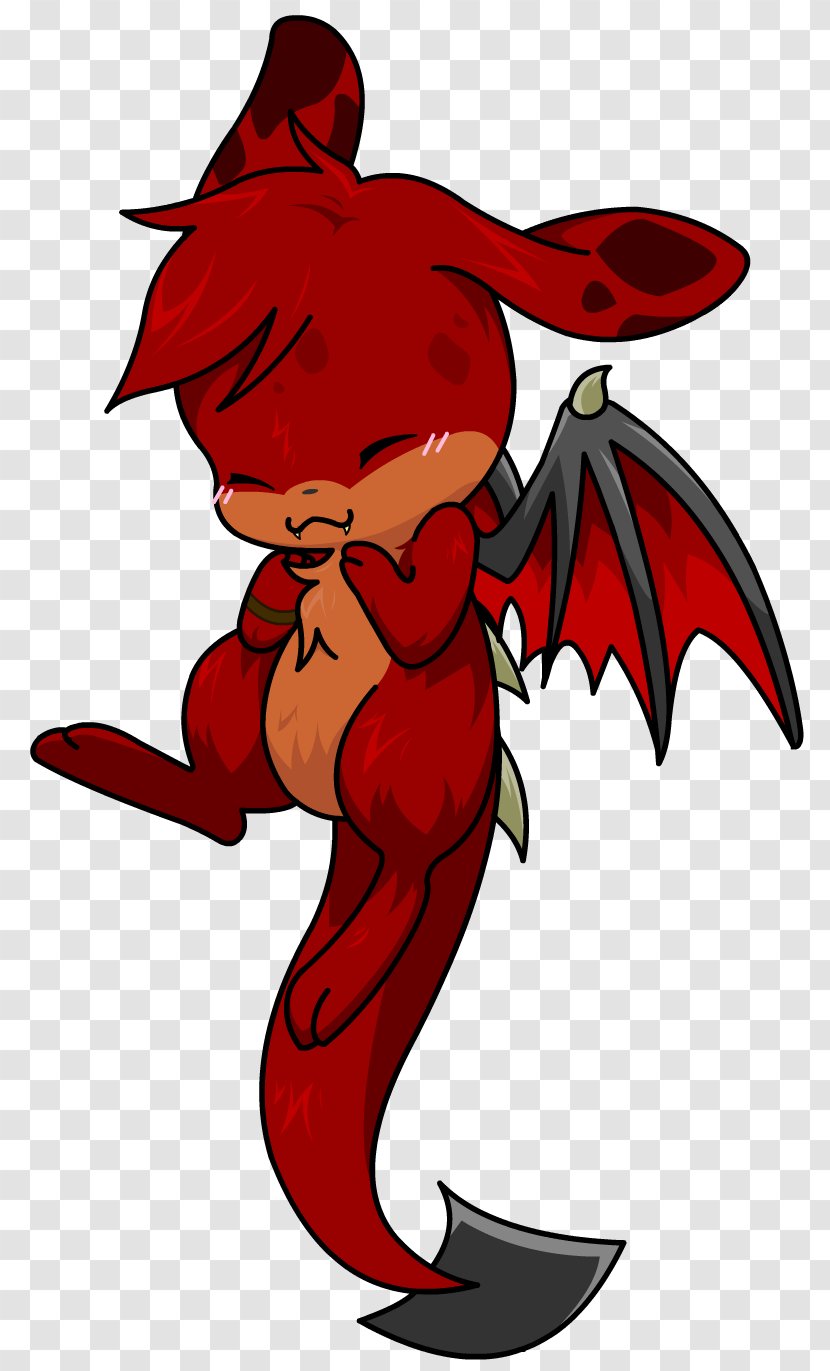 Demon Dragon Clip Art - Cartoon Transparent PNG