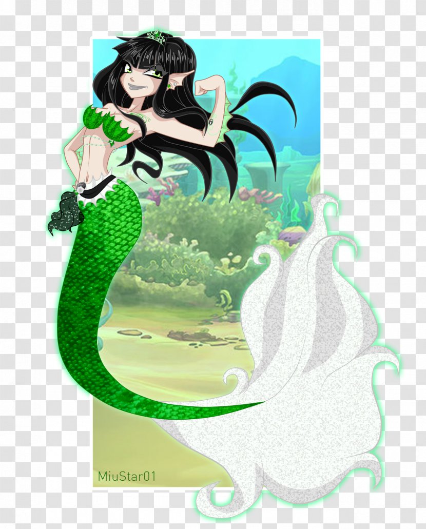 Mermaid - Grass - Fictional Character Transparent PNG