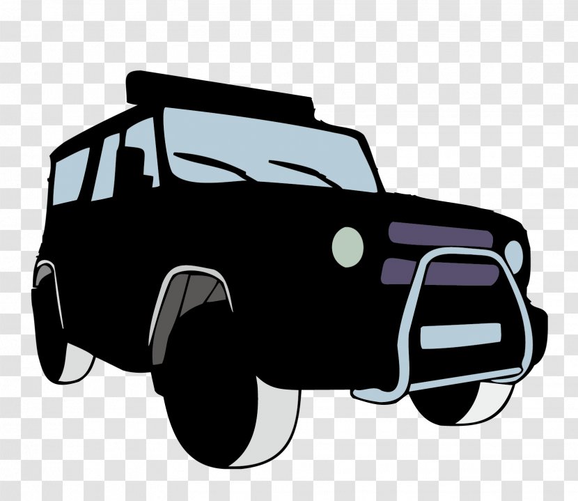 Jeep Car Euclidean Vector - Brand - Painted Black Transparent PNG