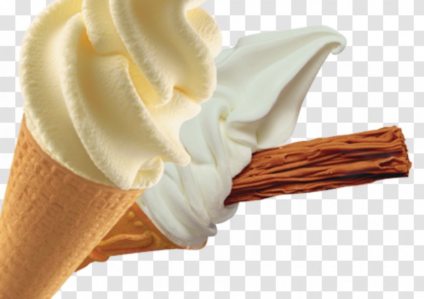 Gelato Ice Cream Cones Dame Blanche Soft Serve - Cone Transparent PNG