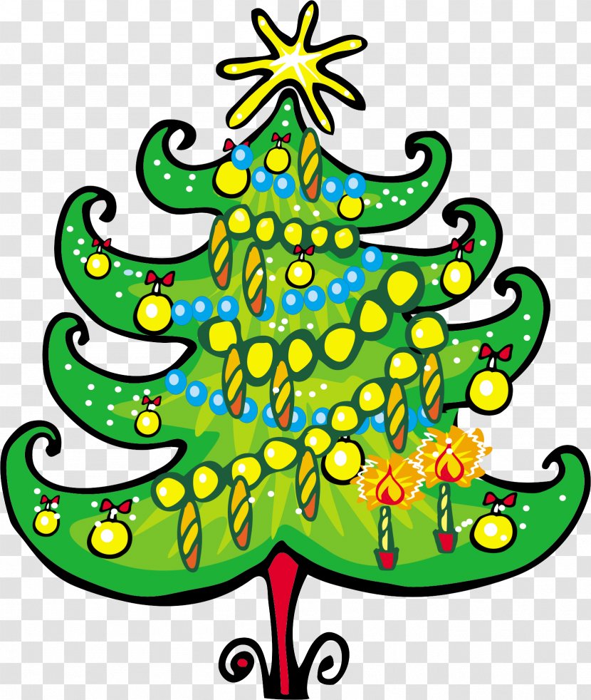 Christmas Tree Clip Art - Spruce - CHRISTMAS LIGHTS Transparent PNG