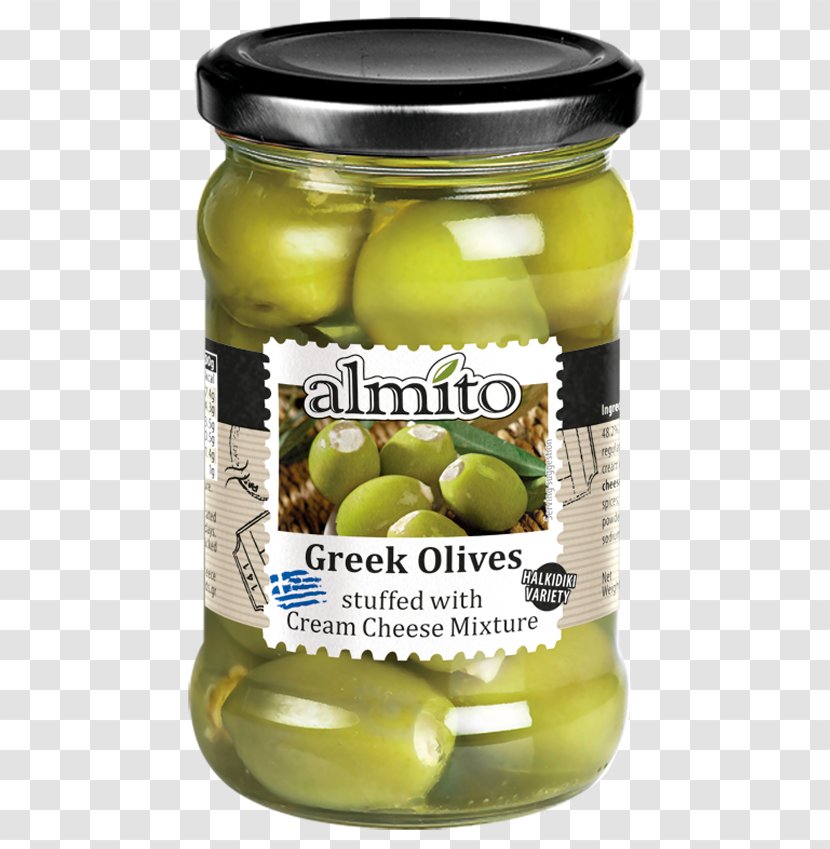 Greek Cuisine Olive Pickling Mediterranean Food - Stuffed Olives Transparent PNG