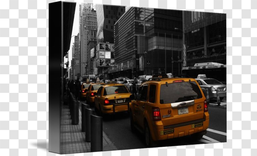 City Car Mid-size Compact Luxury Vehicle - Traffic - New York Transparent PNG
