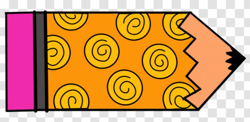 Crayon Drawing: Colored Pencil - Yellow Spiral Transparent PNG