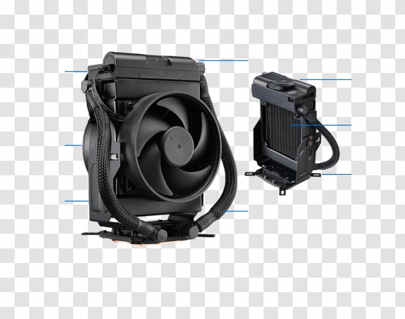 Intel Cooler Master Computer System Cooling Parts Water Cases & Housings - Hardware Transparent PNG