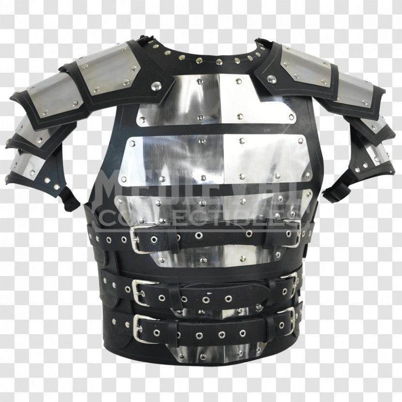 Pauldron Plate Armour Knight Breastplate - Arm Transparent PNG