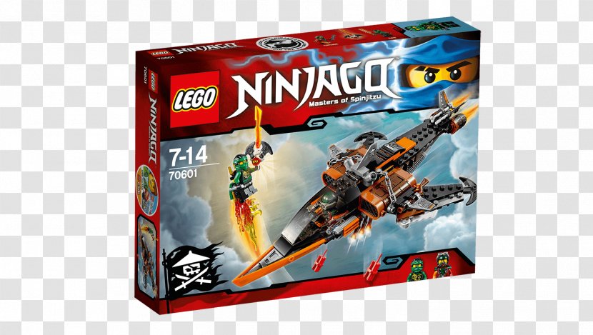 Lego Ninjago LEGO 70601 NINJAGO Sky Shark Amazon.com Minifigure - 70600 Ninja Bike Chase - Minifigures Transparent PNG