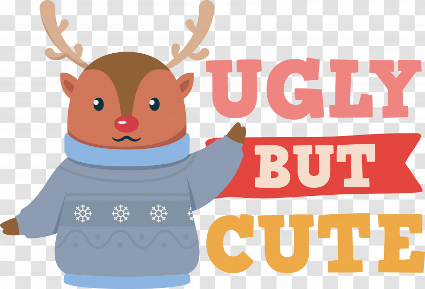 Ugly Sweater Cute Sweater Ugly Sweater Party Winter Christmas Transparent PNG