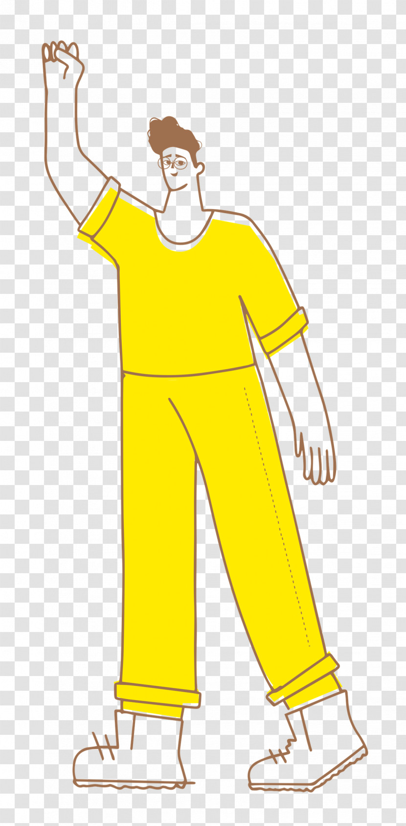 Boy Standing Transparent PNG