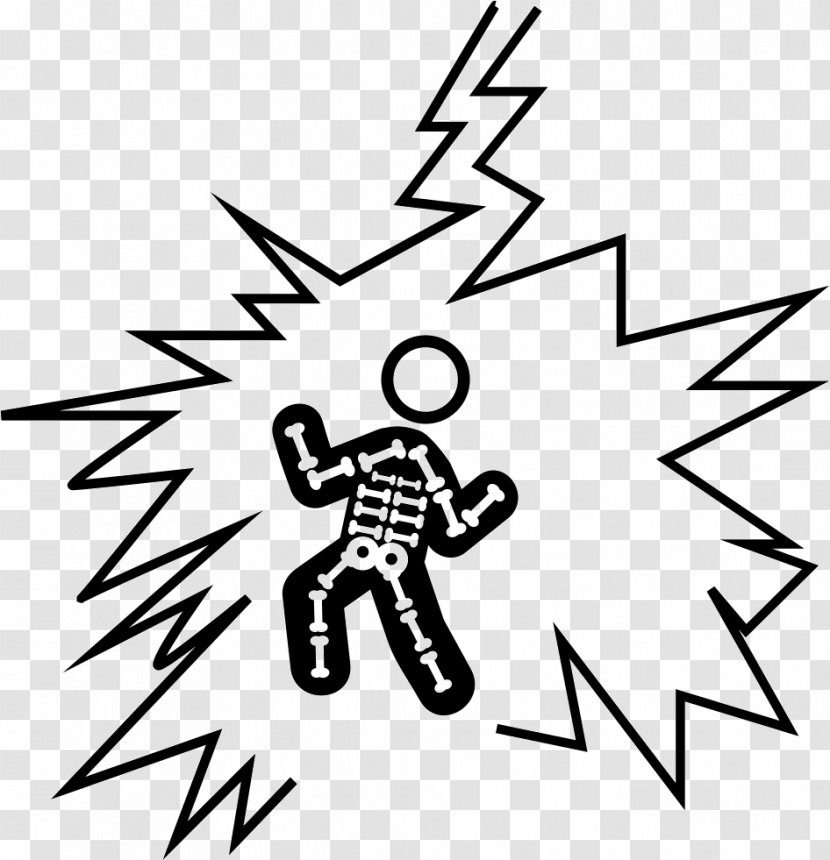 Electricity Electrical Injury - Silhouette - Lightning Transparent PNG