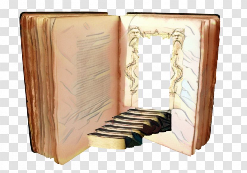 Book Cartoon - Knowledge - Box Beige Transparent PNG