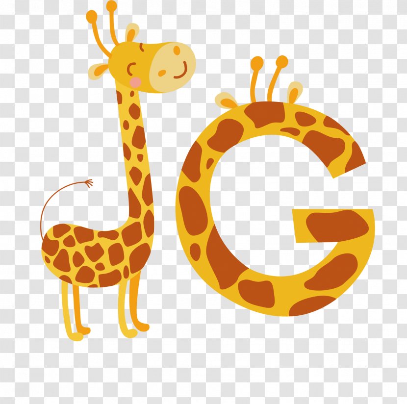 Giraffe Cuteness Sticker - Watercolor - Cartoon Transparent PNG