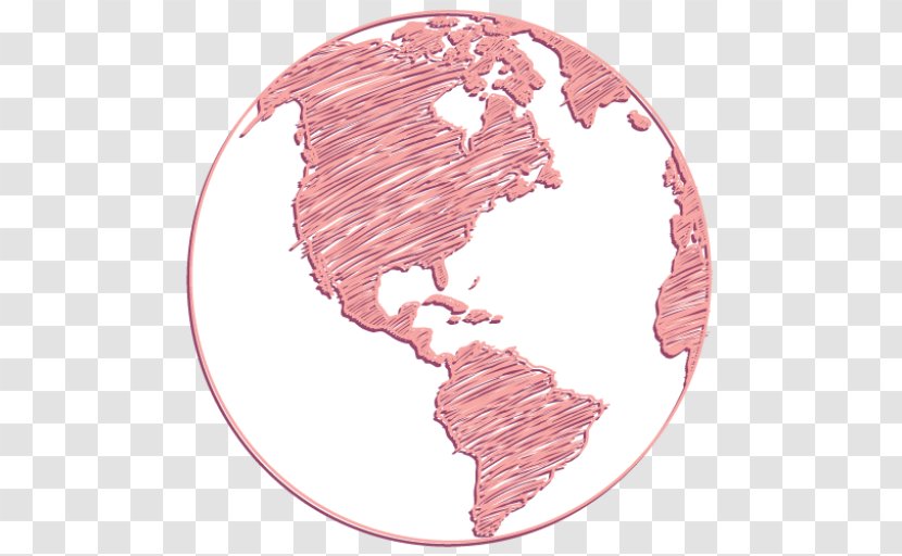 World Map United States Globe - Watercolor Transparent PNG