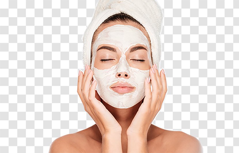 Facial Day Spa Waxing Chemical Peel - Neck - Whitening Mask Creative Transparent PNG