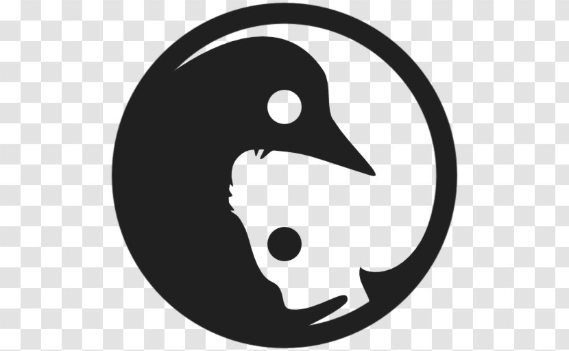 Linux From Scratch GNU Xfce Tux - Yin Yang Transparent PNG