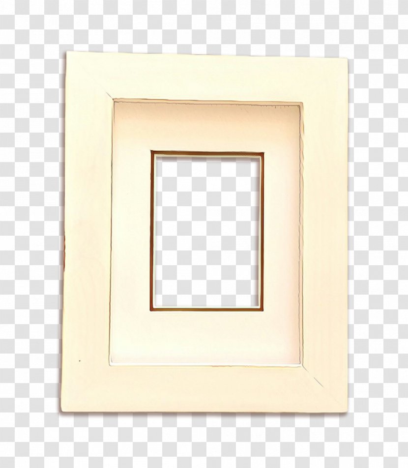 Beige Frame - Cartoon - Wall Plate Transparent PNG