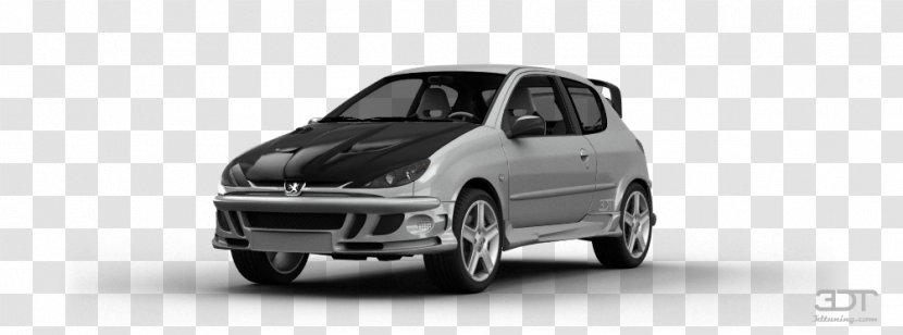 Bumper Compact Car City Door - Hardware - Peugeot 206 Transparent PNG